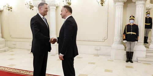 Vizită preşedintele Poloniei - Andrzej Duda - Klaus Iohannis - 22 mar 2022 / FOTO Inquam Photos / George Călin