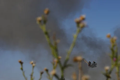 Incendiu hală Mogoşoaia - 14 aug 2021 / FOTO Inquam Photos / Octav Ganea