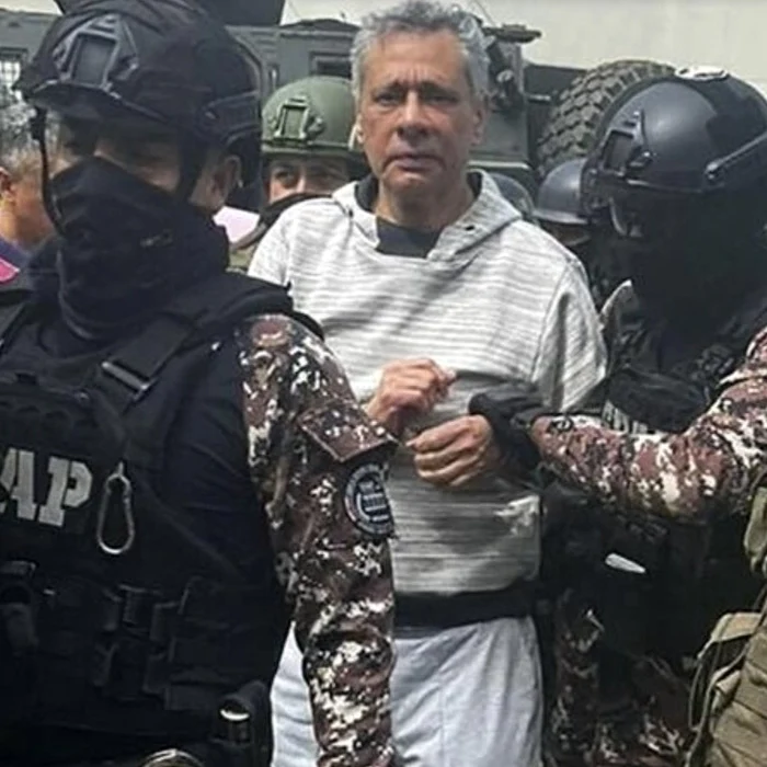 Arestarea lui Jorge Glas. Foto: Nexta TV via X