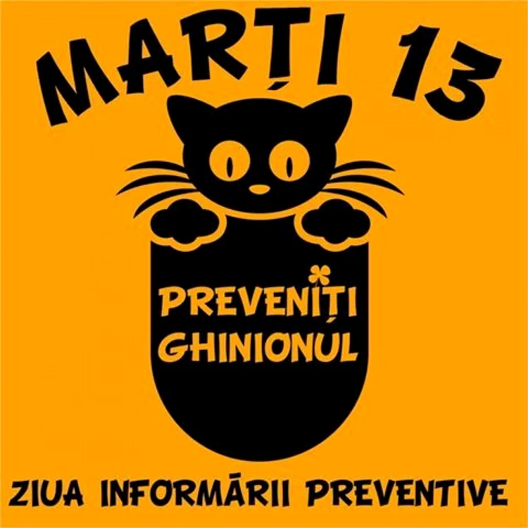 Marţi 13, ziua prevenirii ghinionului FOTO ISU Ialomiţa