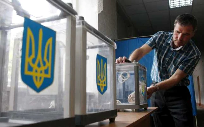 Secţie de votare din Ucraina FOTO AFP/Getty Images