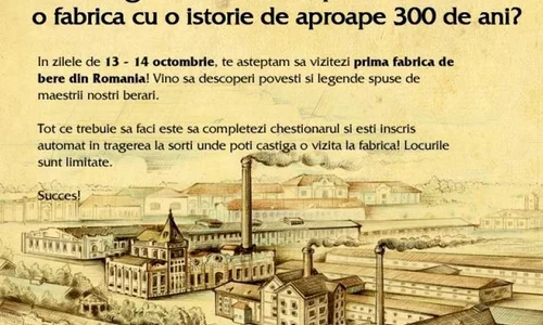 Prima Fabrică de Bere din România își deschide în premieră porțile! jpeg