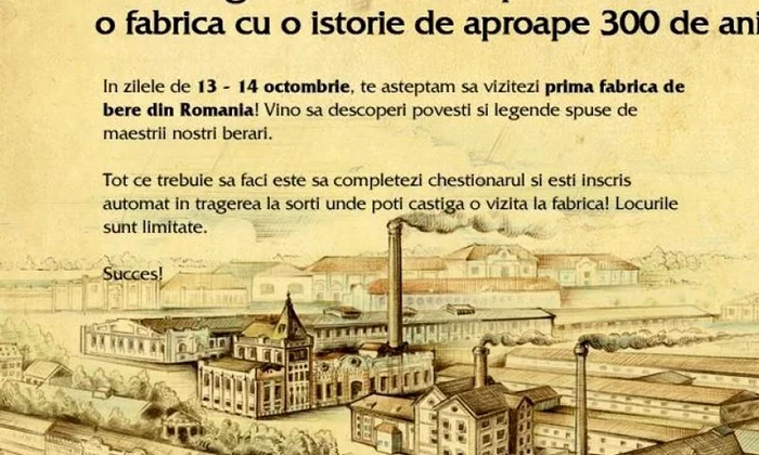 Prima Fabrică de Bere din România își deschide în premieră porțile! jpeg