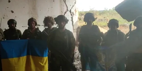 Forțele ucrainene au publicat imagini din satul eliberat Staromaiorske, în regiunea Donețk FOTO TWITTER