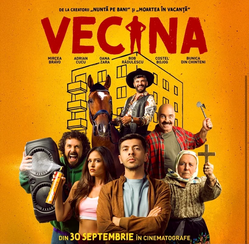 Noul film semnat Mircea Bravo, „Vecina”, ajunge în cinematografe în 30 septembrie foto: Facebook 