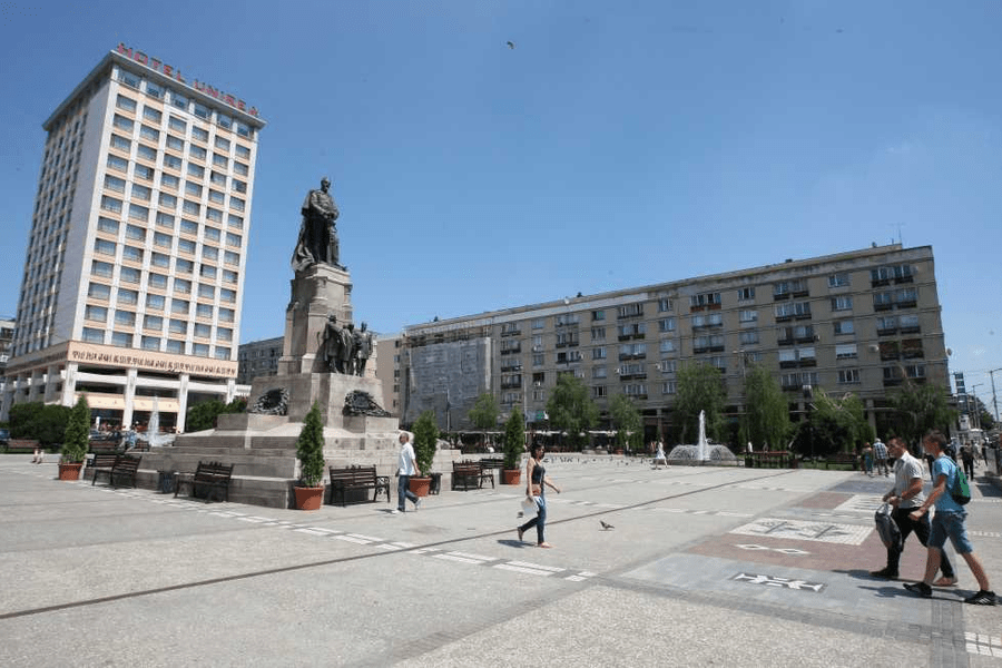 Piața Unirii din Iași va fi modernizată. Aici se dansează Hora Unirii la 24 ianuarie