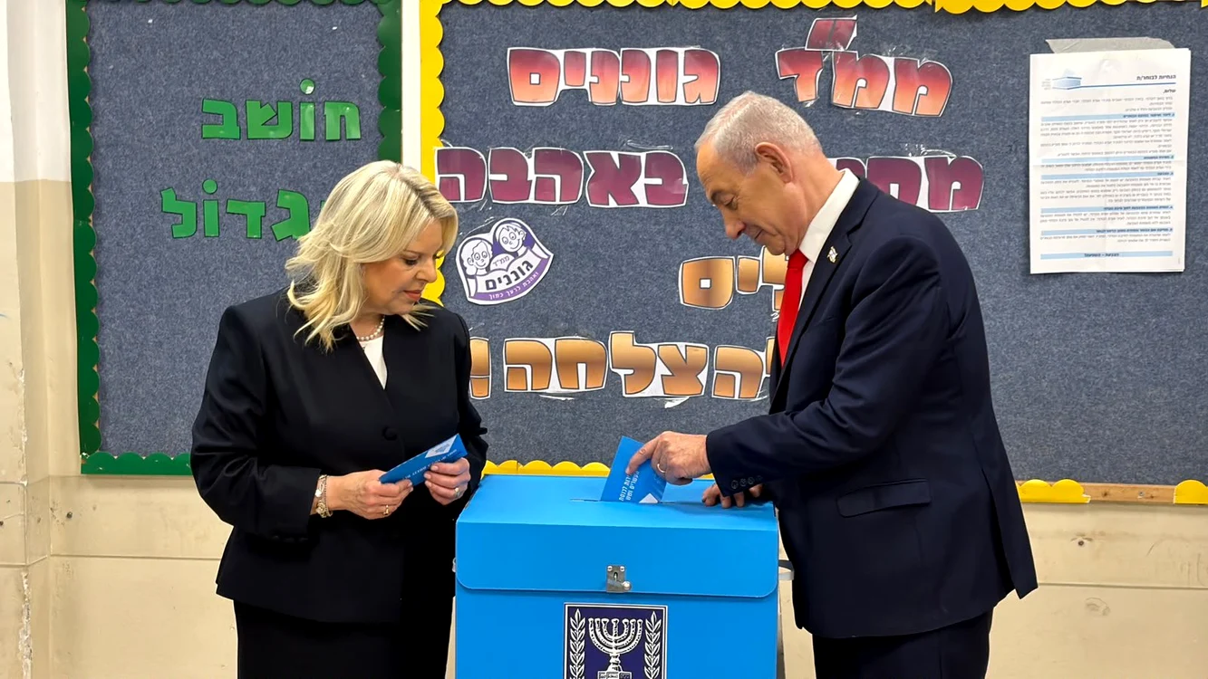 Benjamin Netanyahu a votat