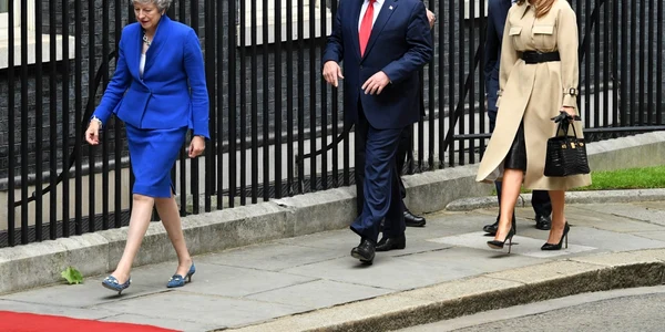 theresa may donald trump melania trump foto guliver getty images