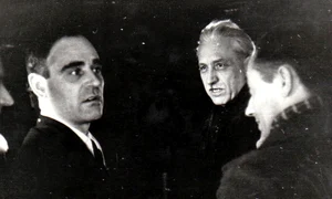 Întoarcerea de la Moscova a lui Gheorghe Gheorghiu Dej, în ianuarie 1945 (© „Fototeca online a comunismului românesc”, cota: 53/1945)