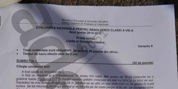 subiecte la limba romana evaluarea nationala 2015 foto simona suciu