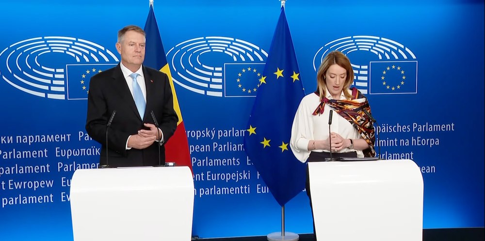Metsola: Europa va fi mai puternică când România se va alătura zonei euro și își va ocupa locul binemeritat în Schengen