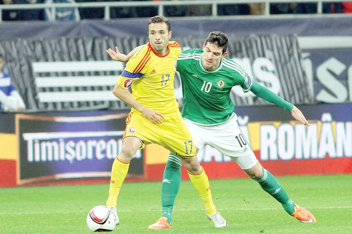 Sânmărtean este jucător de bază la naţională, dar riscă să joace în meciurile decisive de calificare la Euro fără partide în picioareFoto: Mediafax