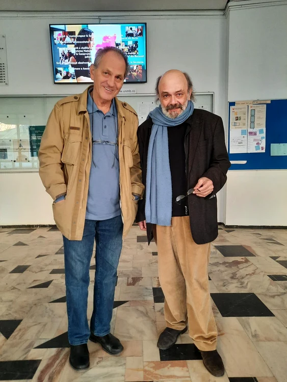 Dirijorii Cristian Mandeal și Gian Luigi Zampieri foto Arhiva personal