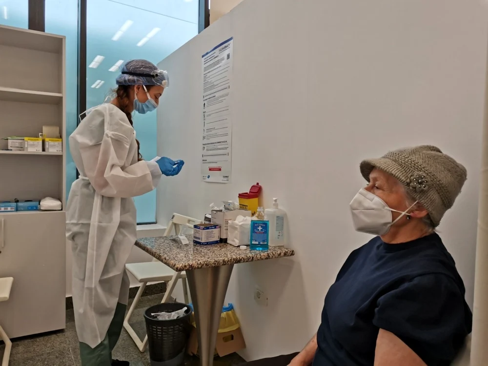 centrul de vaccinare Iulius Mall Timişoara