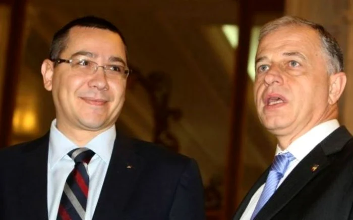 Victor Ponta şi Mircea Geoană FOTO Arhiva Adevărul