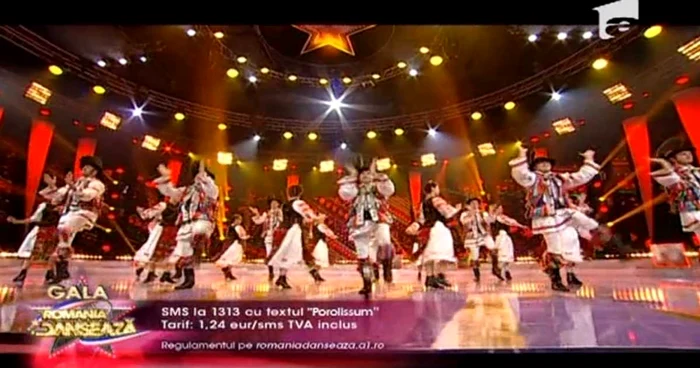 Porolissum, singura trupă de dansuri populare din semifinale FOTO Antena 1