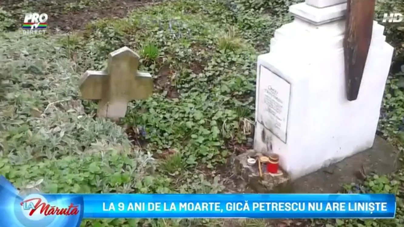 Mormântul lui Gică Petrescu e în paragină