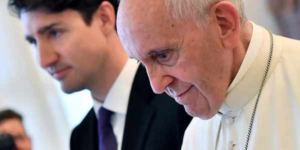 justin trudeau papa francisc foto epa efe
