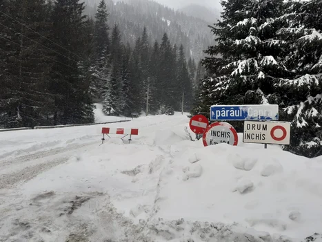 Transfăgărășan este închis pe timpul ierne Sursă CNAIR