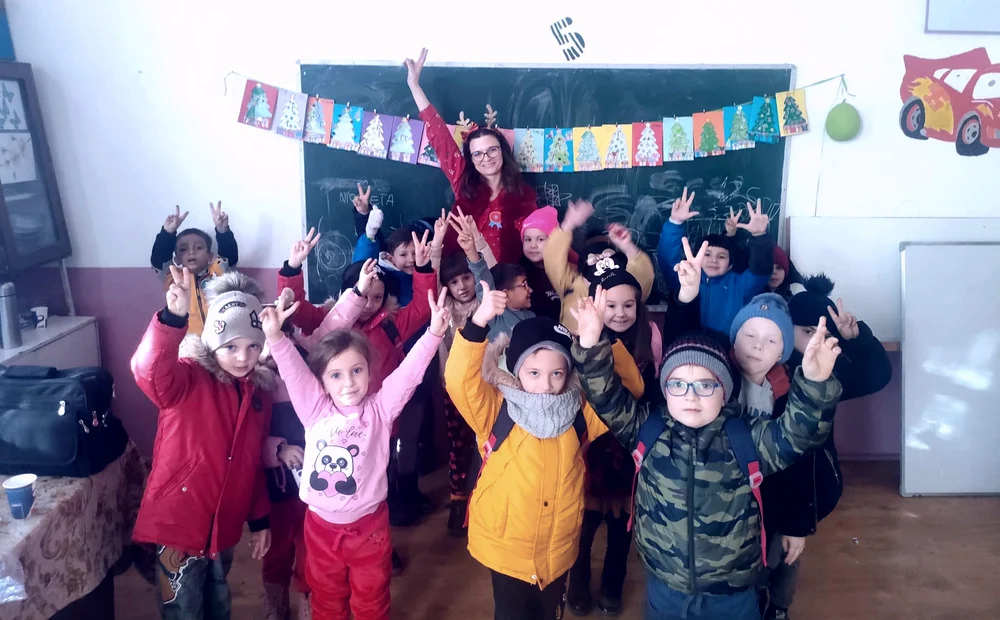 Andreea Ursache identifică la fiecare elev cel puțin o calitate pe care o are FOTO Arhiva personală 