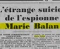 Articolul din „Paris Soir” cotidian francez - din 6 oct 1936 - despre regina spionajului românesc Maria Bălan Foto retronews fr