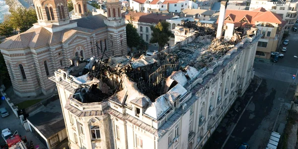 Palatul Arhiepiscopal din Constanța după incendiu FOTO Claboo Media (2) jpg