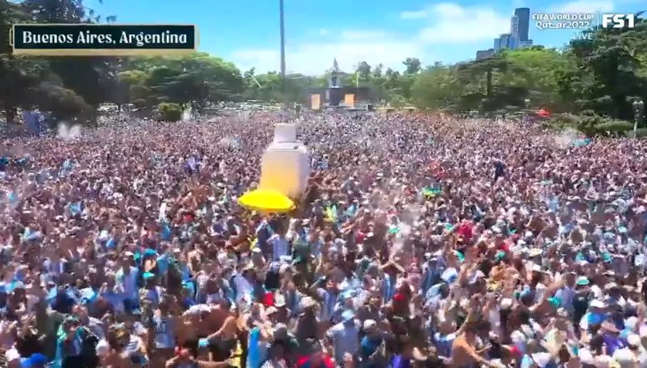 Argentinienii, în extaz. FOTO Captură video FOX Soccer
