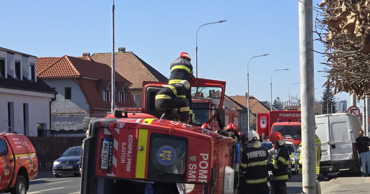 Planul roșu activat la Sibiu: accident SMURD