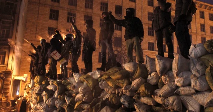 Ucrainenii pro-europeni protestează la Kiev de mai bine de două luni FOTO Reuters