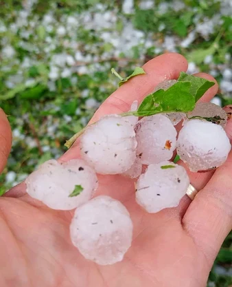 Grindină în județul Constanța la 17 aprilie (Meteoplus)