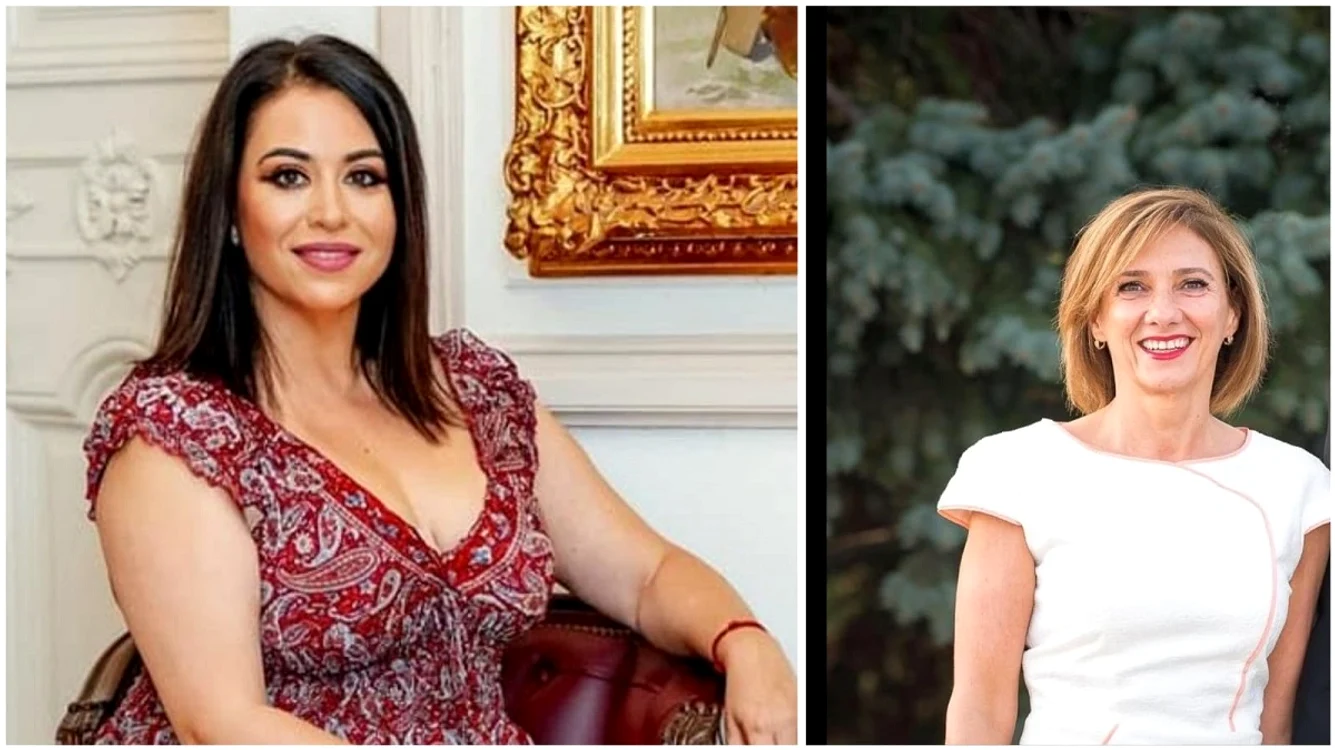 Oana Roman și Carmen Iohannis. Sursă foto: Colaj Click! (social media)