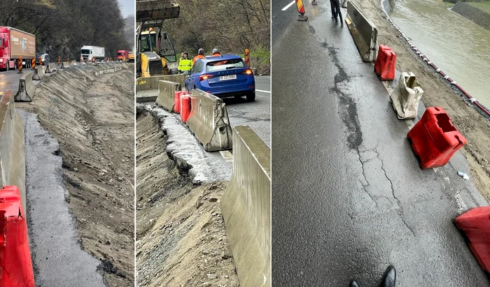 Stadiul alunecării de pe Valea Oltului din zona Boița Sibiu în aprilie 2023 Foto IPJ Sibiu jpg