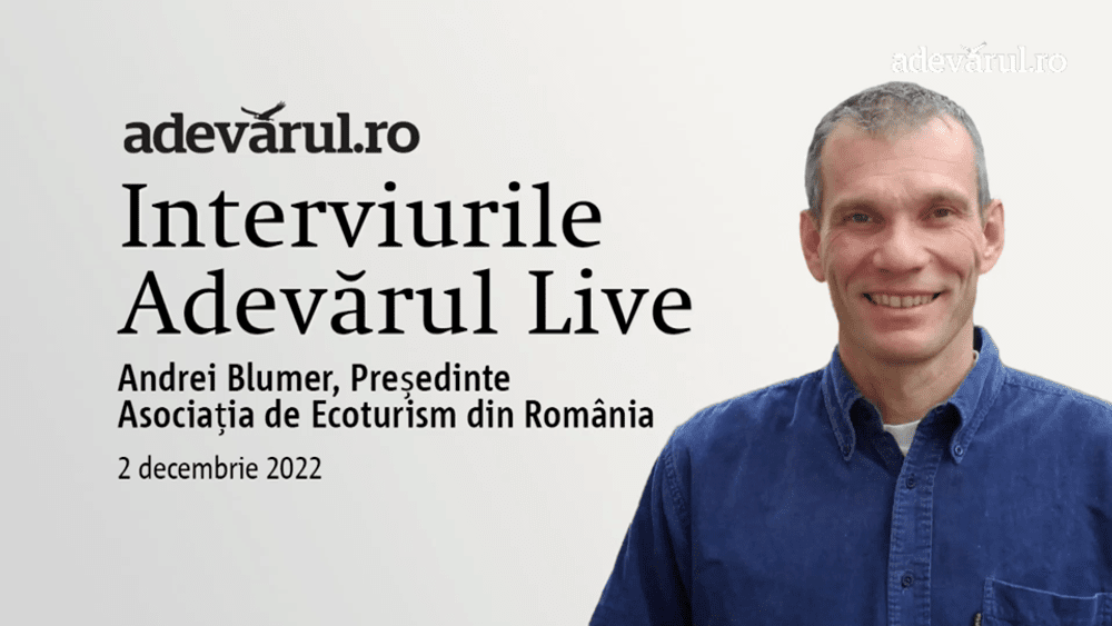 Andrei Blumer,  Președinte Asociația de Ecoturism din România despre unicitatea eco a turismului românesc 