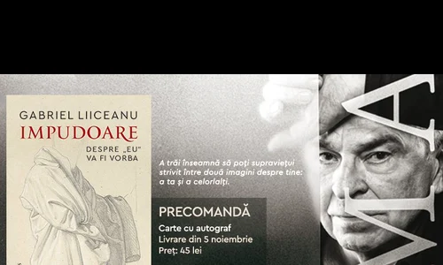 Cartea anului 2021 la Humanitas: „Impudoare  Despre «eu» va fi vorba” de Gabriel Liiceanu jpeg