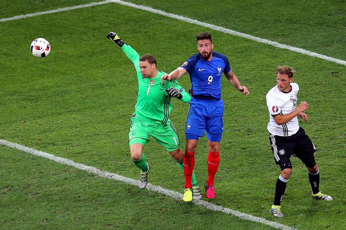
    Germania şi Franţa se duelează joi la Munchen, de la 21:45, în grupa 1 a Ligii Naţiunilor. Ultimul mare meci dintre cele două este chiar cel din sferturile WC 2014, când nemţii au câştigat cu 1-0foto: EPA  