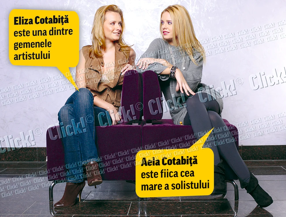 Eliza Cotabiţă  este una dintre  gemenele  artistului