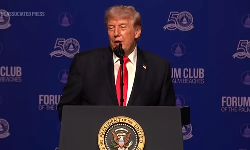 Donald Trump conferinţă captură video AP png
