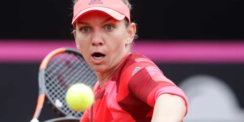 Meciul de tenis dintre Simona Halep şi Johanna Konta partida din cadrul Fed Cup desfăşurată la Constanţa FOTO Inquam Photos / George Călin