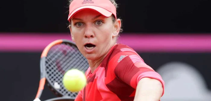 Meciul de tenis dintre Simona Halep şi Johanna Konta partida din cadrul Fed Cup desfăşurată la Constanţa FOTO Inquam Photos / George Călin