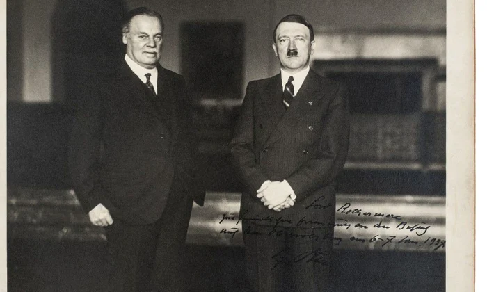 Lordul Rothermere, fondatorul ziarului „Daily Mail”, l a încurajat pe Hitler să invadeze România jpeg