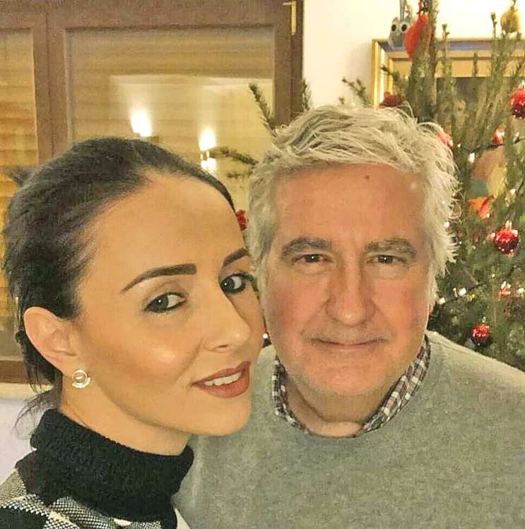 Magda, alături de  iubitul italian