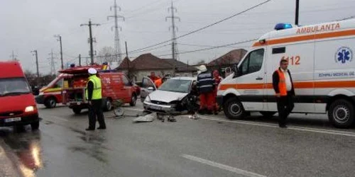 Cirrculaţia în zonă este blocată momentan foto Arhivă