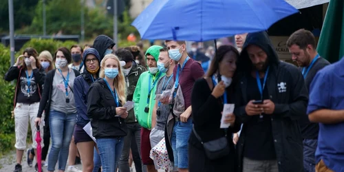 Experiment răspândire coronavirus la un concert în Leipzig FOTO Guliver Getty Images / Hendrik Schmidt