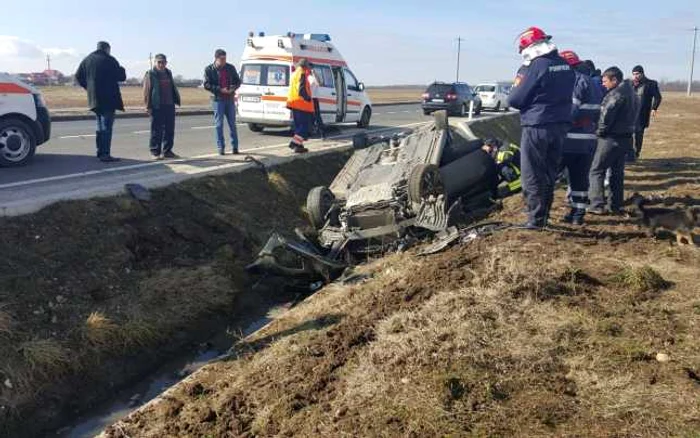 Accidentul de Bîlteni s-a soldat decesul unei femei de 34 de ani