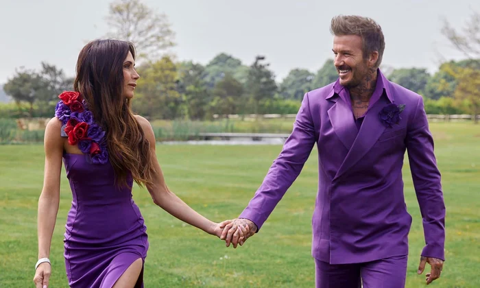Victoria Beckham si David Beckham la 25 de ani de la casatorie, nunta de argint   Facebook jpg