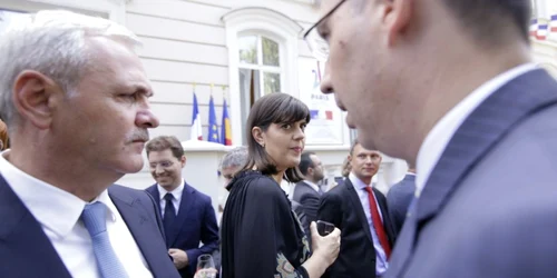 Ziua Franţei - recepţie la Ambasada Franţei - Laura Codruţa Kovesi / Liviu Dragnea / FOTO Inquam Photos / George Călin / 14 iul 2017