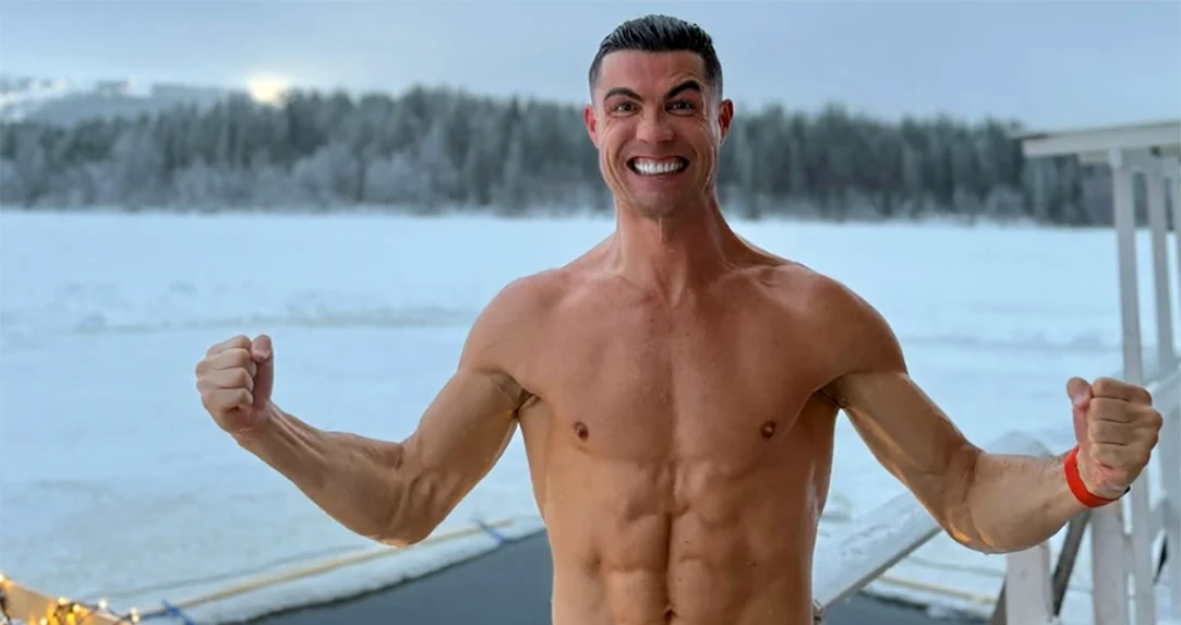 CR7 adoră frigul, socotind cț-i fortifică trupul FOTO Facebook