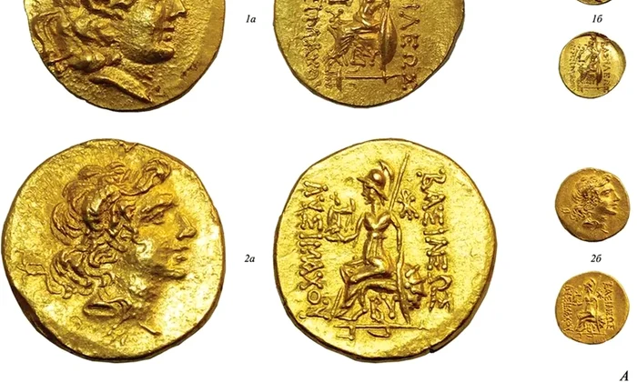 Două monede de aur grecești antice au fost descoperite de arheologi în mormântul din regiunea Kuban, lângă orașul rusesc Krasnodar