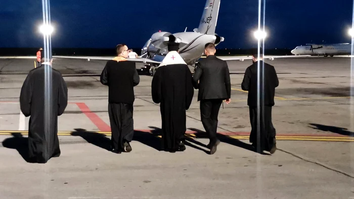 Lumina Sfântă pe Aeroportul Timișoara FOTO Ștefan Both