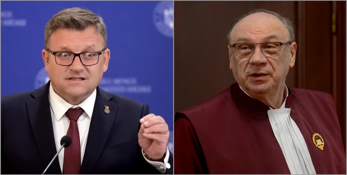 Proiectul făcut de ministrul Budăi pare croit ca să nu treacă de CCR-ul lui Enache FOTO Colaj/Media